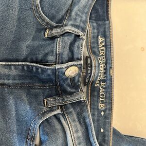 American Eagle next level stretch distressed jeans